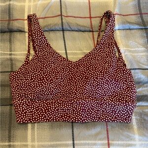 Buff bunny red bossy print monarch sports bra